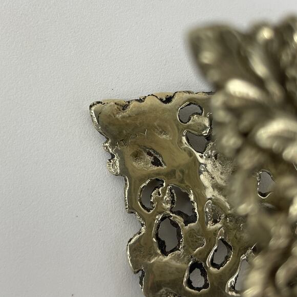 Vintage 7” Ornate Serving , biscuits /Toast Tongs 1920s Made In Italy - Picture 8 of 10